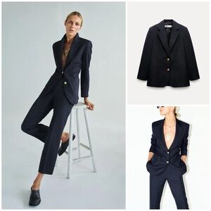 ZARA ~ Minimalist Blazer - ZW COLLECTION